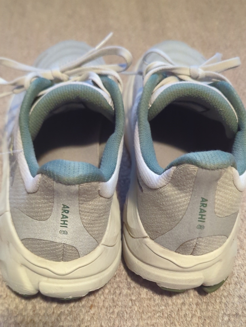 Mens Hoka Arahi 8 Teal/Green Size 9.5 - Picture 5 of 8